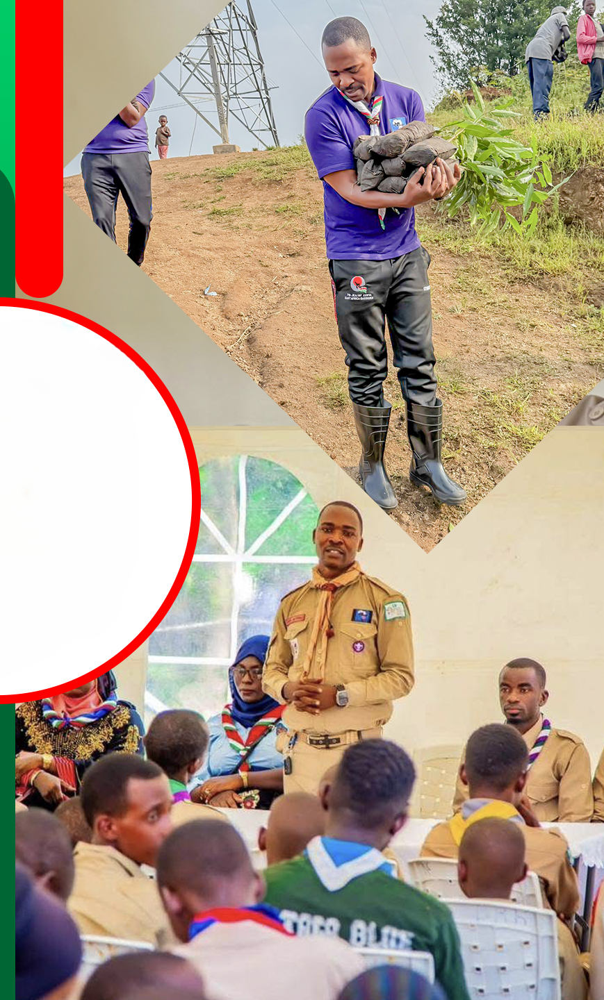 Portrait du candidat BIZIMANA Aboubakar en uniforme scout